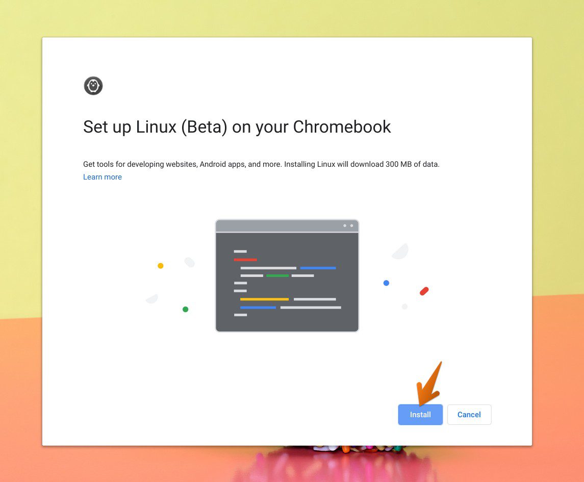 Configuración de Linux Chromebook