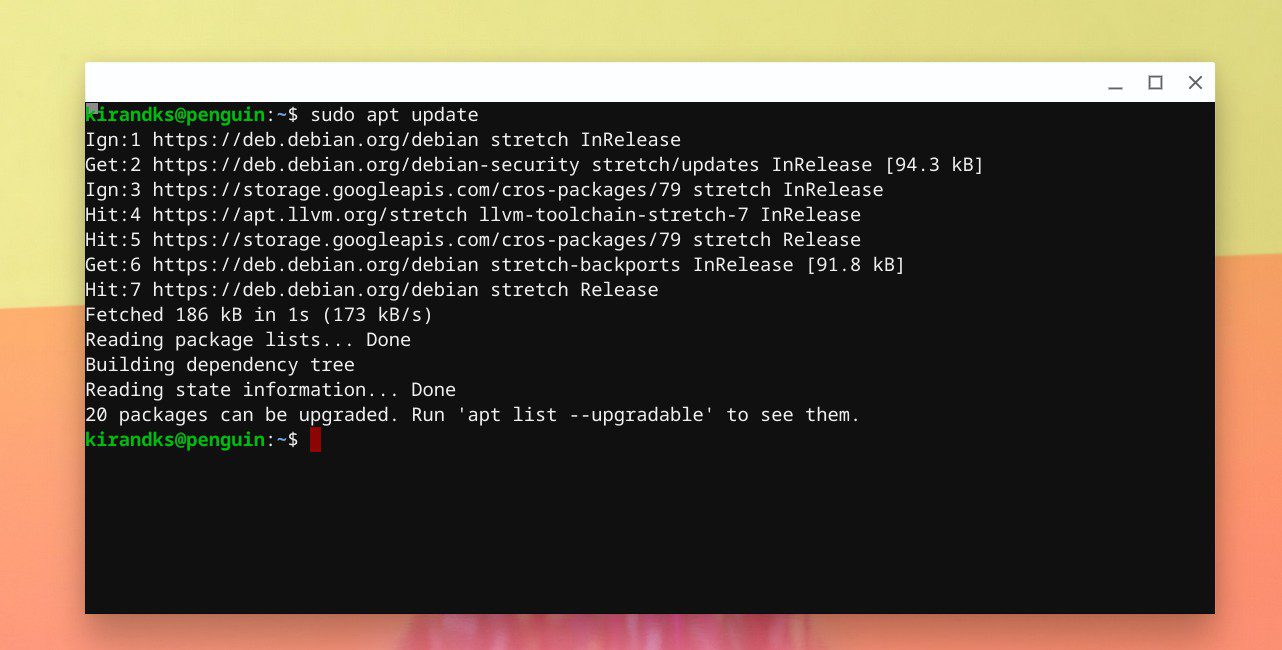 Actualizar el repositorio de Linux